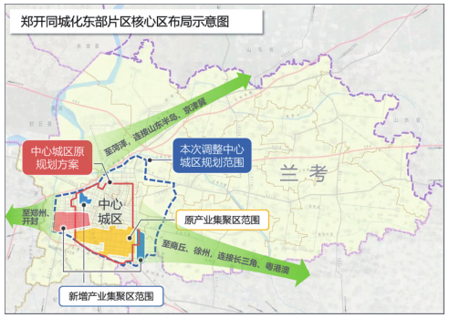 河南省人民政府关于印发把兰考县纳入郑开同城化进程打造全国县域治理“三起来”样板总体方案及3个专项规划和行动方案的通知