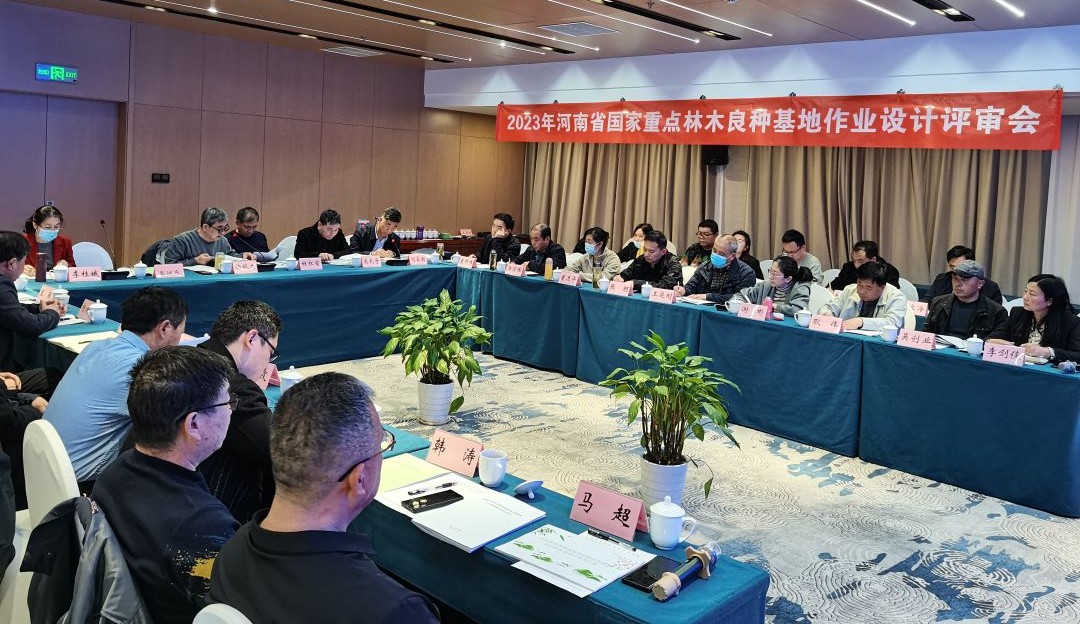 2023年河南省国家重点林木良种基地作业设计评审会召开