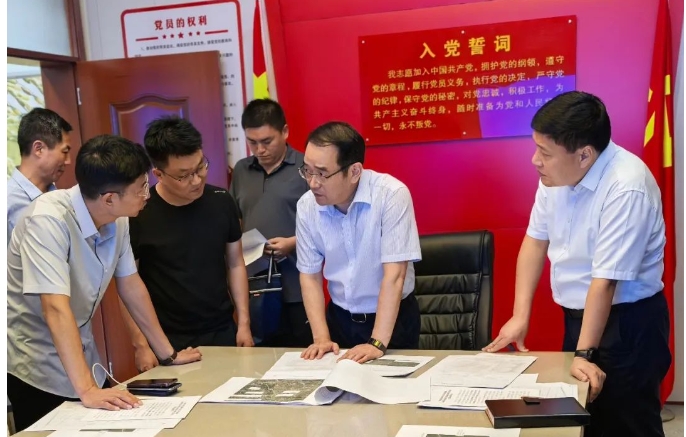 孙巍峰赴焦作市调研绿色农田项目建设、防汛排涝及农机补贴资金兑付工作