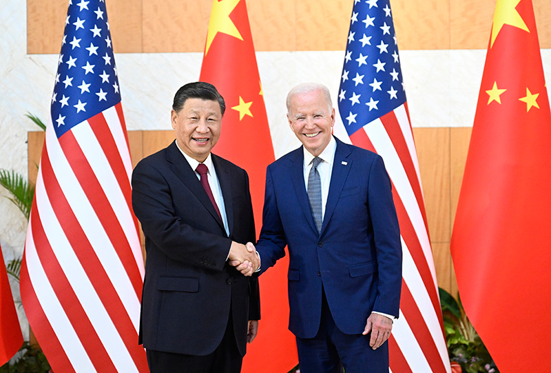 习近平同美国总统拜登在巴厘岛举行会晤