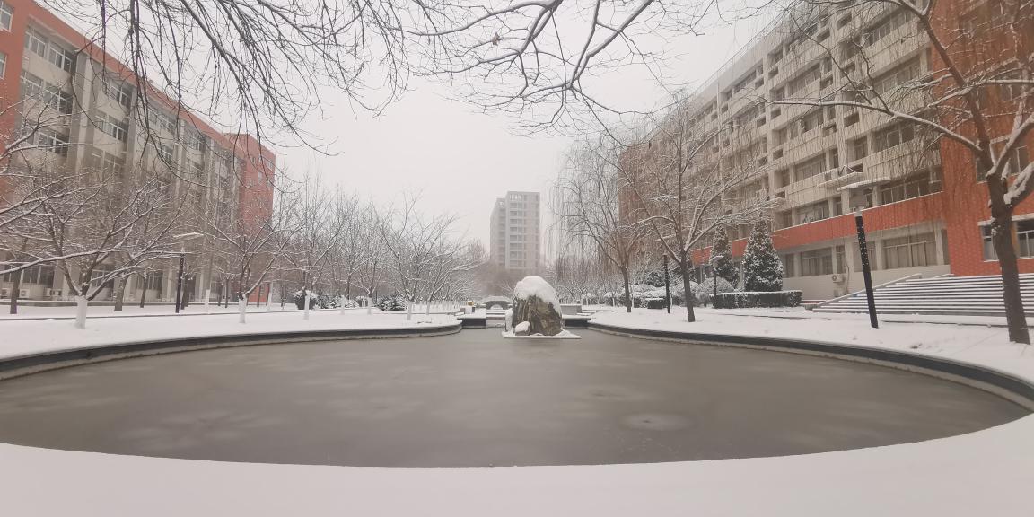 吉林工商学院雪景图片