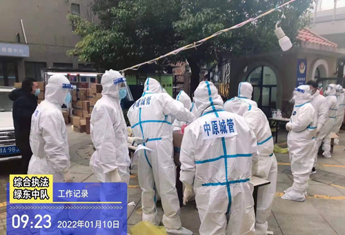 河南城管：抗疫一线勇担当