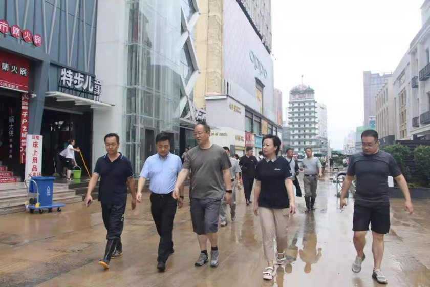 践行人民防空为人民使命任务——省人防办党组在一线指挥抗灾应急支援