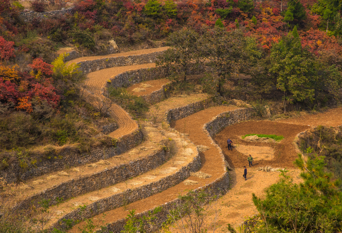 林州太行大峡谷 秋景美如画