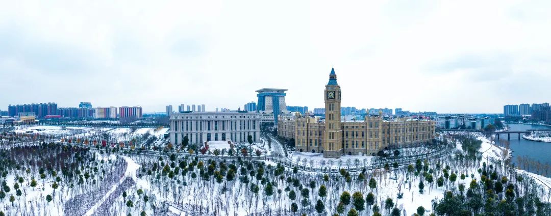 下雪了！河南高校开启雪景刷屏模式