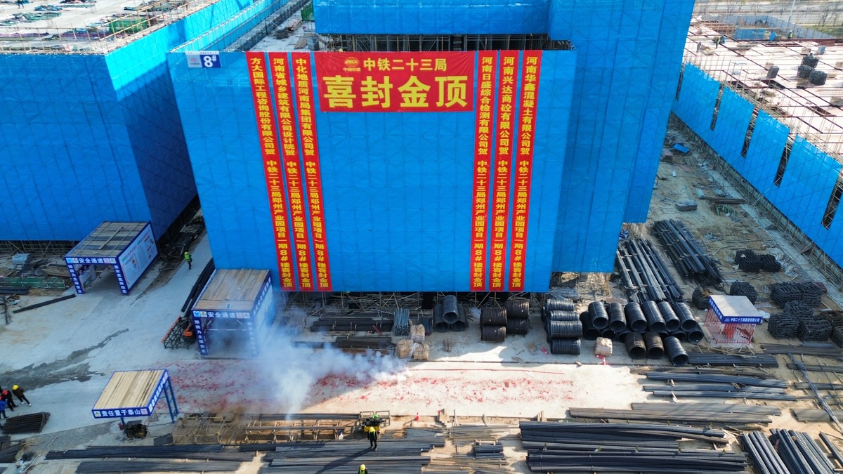 “年终会战，首栋封顶”——细胞与基因治疗产业园工程建设全面推进