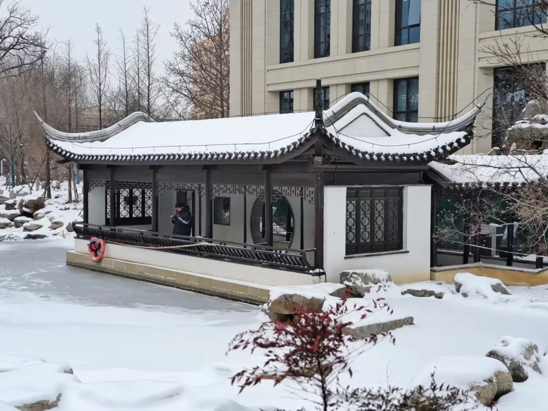 在登封，遇见雪后的江南