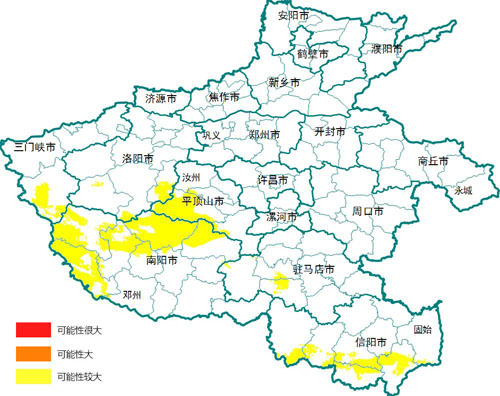 30预警预报时段:2021-06-16 20:00～2021-06-17 20:00发布单位:河南省
