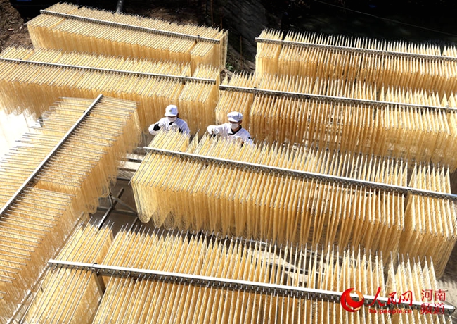 【图片新闻】河南光山：小挂面 大产业