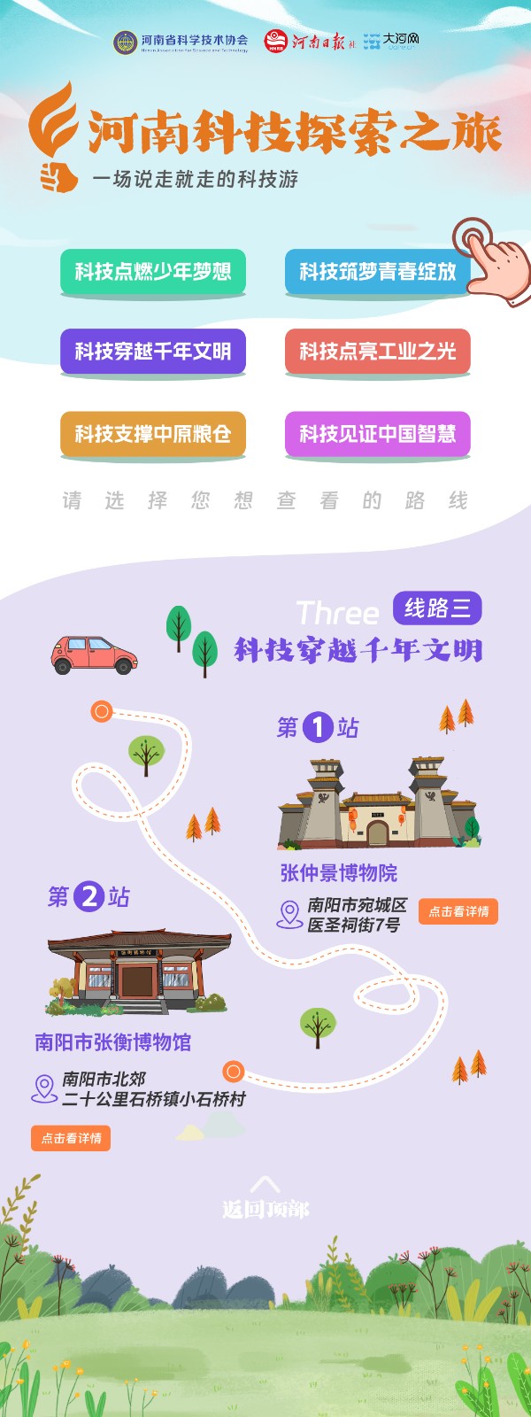 2023年河南省首批科旅线路公布