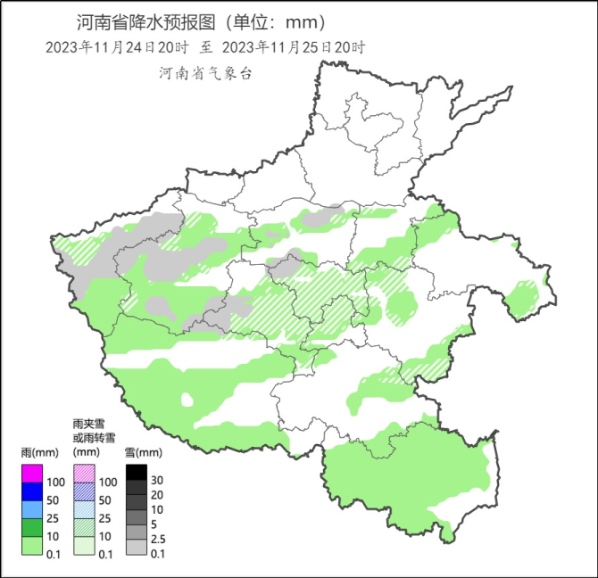 23日起，河南强降温、大风、雨雪冻雨将上线