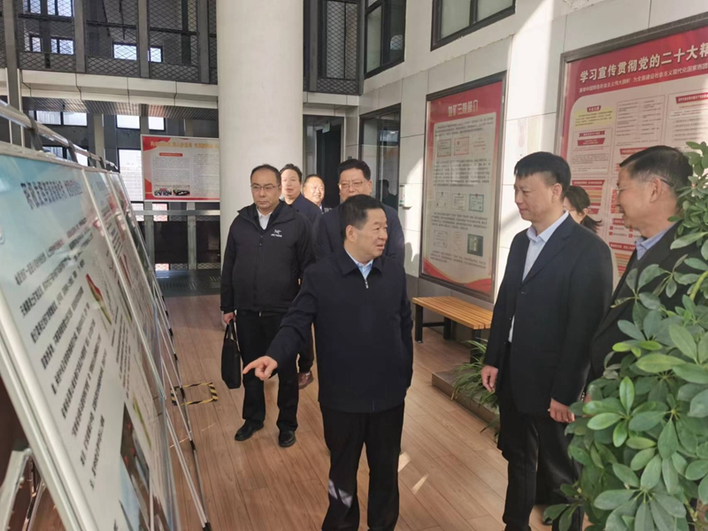 豫地科技集团余纪云到地矿三院调研指导工作