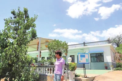 鲁山县董周乡依托酥梨资源发展农家乐