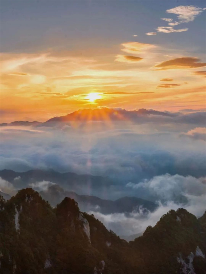 行走河南·读懂中国丨这个假期，来白云山追一场日出云海
