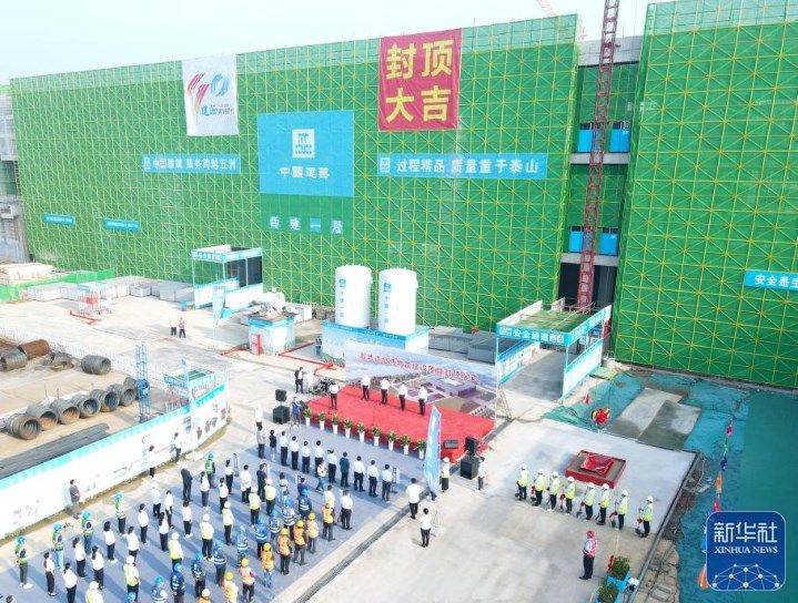 【行走河南·读懂中国】殷墟遗址博物馆全面封顶 将呈现三千年前殷商文化内涵