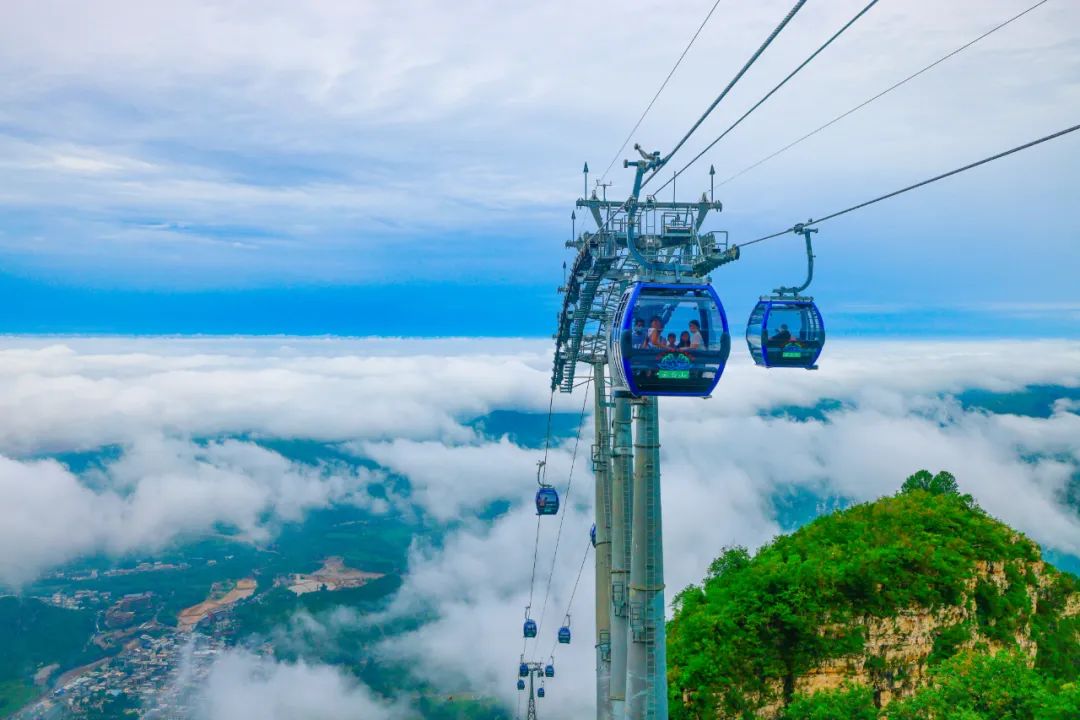雨后云台山：云海缥缈飞瀑如练 开启仙境模式