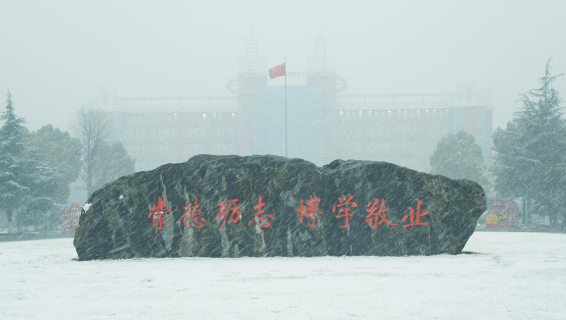 雪中校园