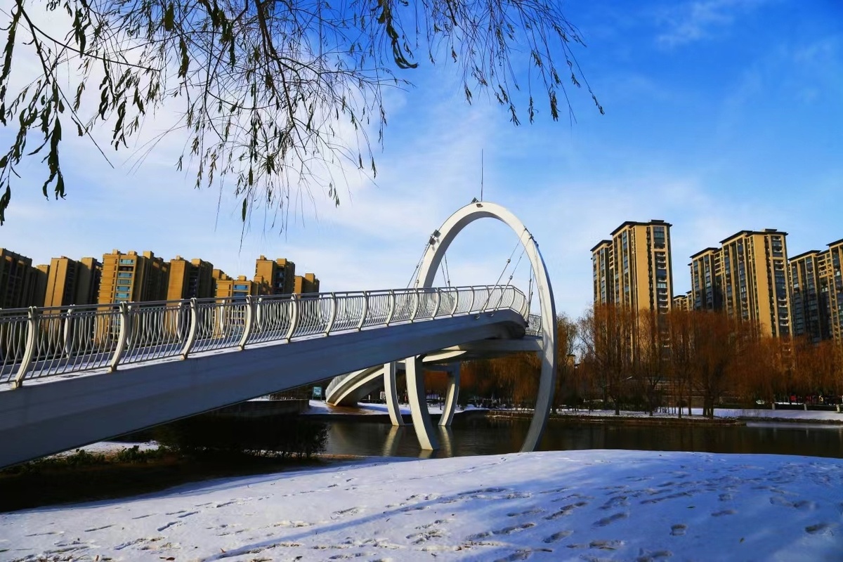 许昌雪后初晴美景如画