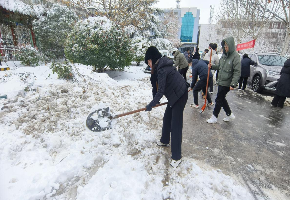 开封审计机关：扫雪除冰 我们在行动