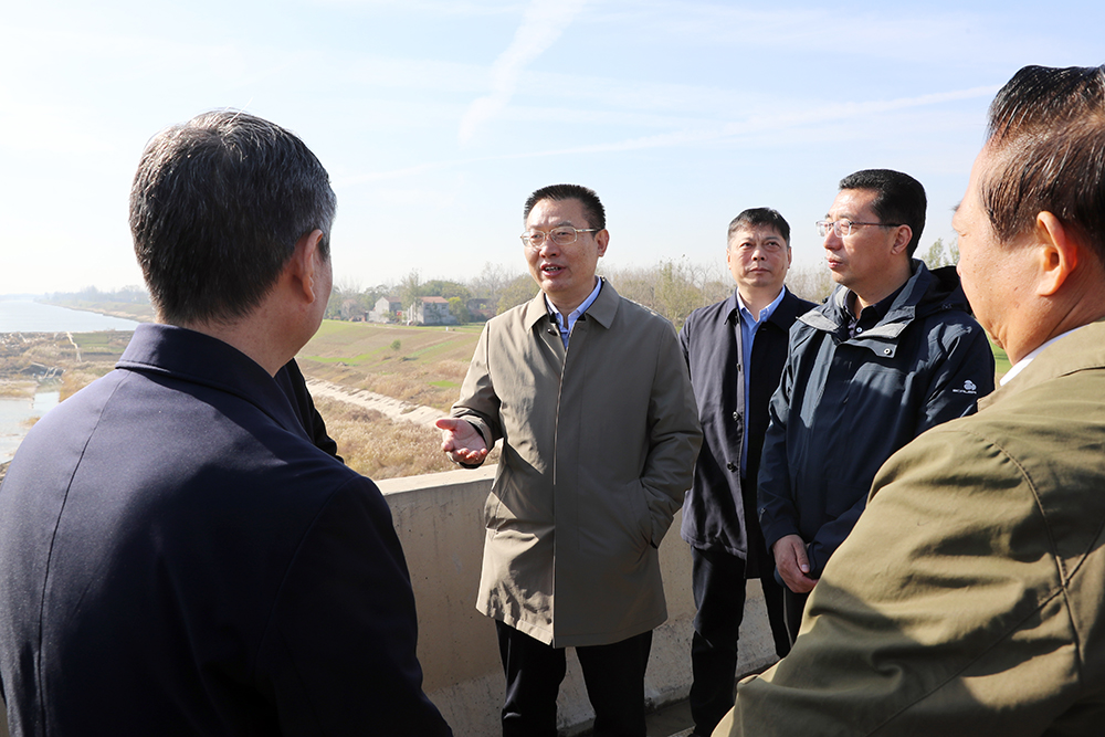 高建立厅长到永城调研沱浍河航运工程