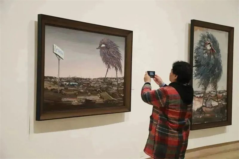 河南省艺术名家推介工程：会见大地——于会见作品展在陕西省美术博物馆开幕