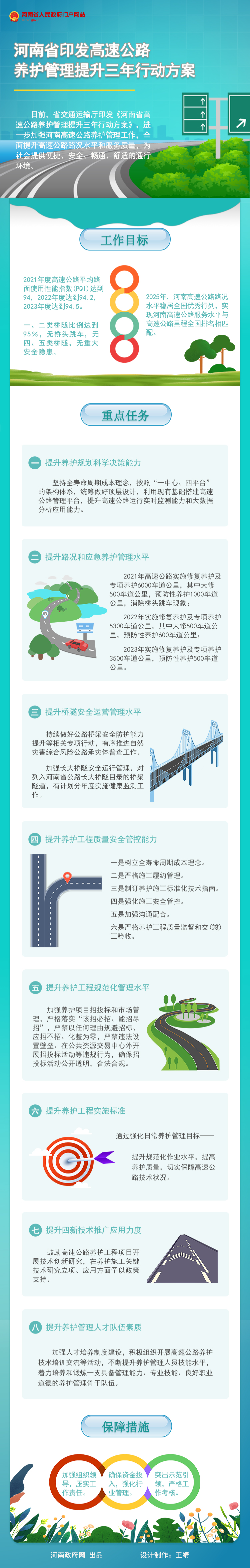 图解：河南印发高速公路养护管理提升三年行动方案