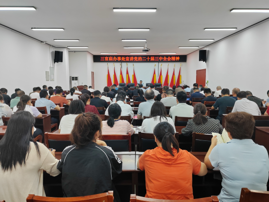 三官庙办事处：深入宣讲党的二十届三中全会精神，推动航空港区发展
