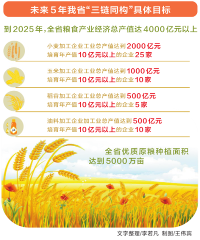 由粮食资源大省向粮食产业强省转变 看河南如何借“链”谋变