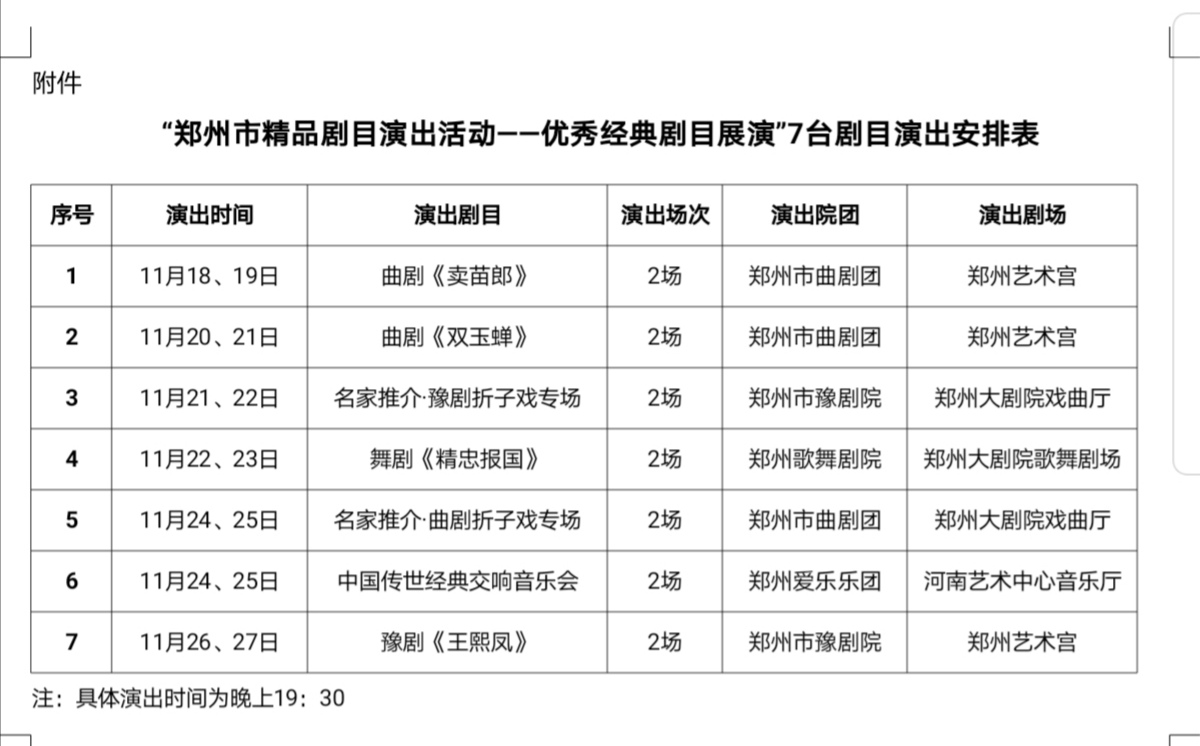 免费领票 7台14场精品剧目郑州上演