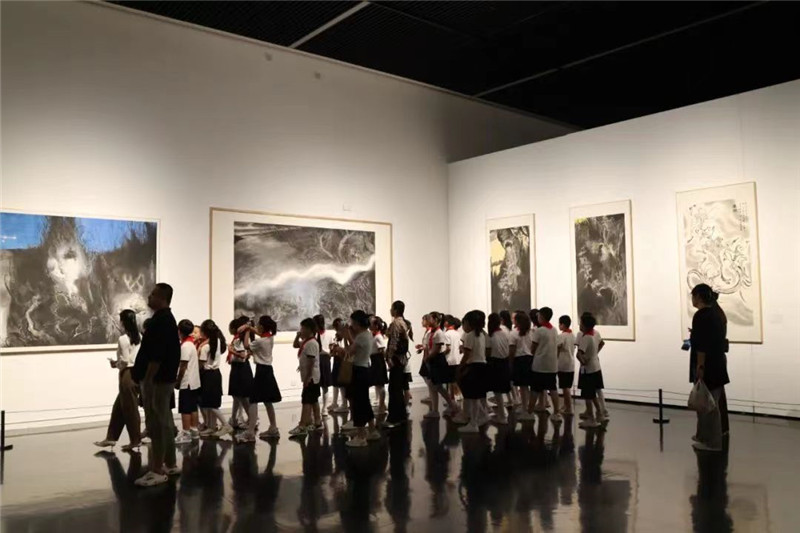 “考古与水墨”跨界融合，赵曼水墨画展开幕