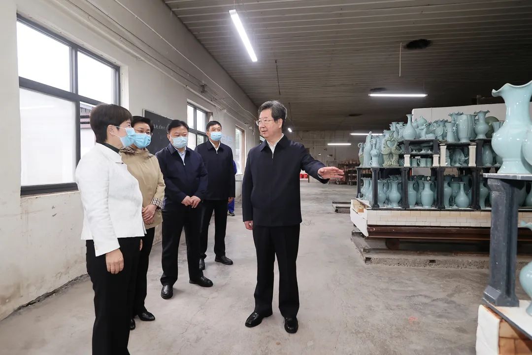 楼阳生到平顶山市部分县市区调研文旅融合等工作