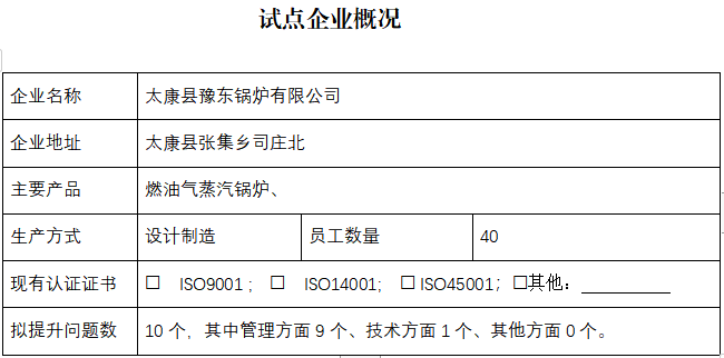 太康县豫东锅炉有限公司