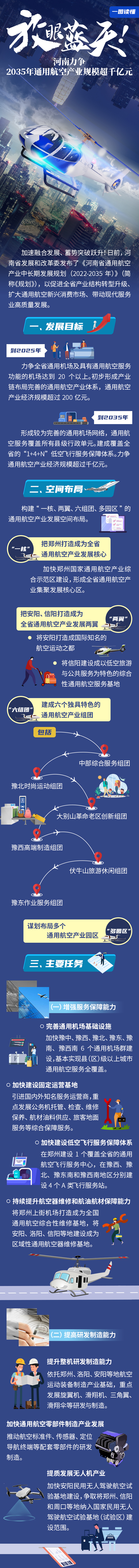 放眼蓝天！2035年，河南力争通用航空产业规模超千亿元