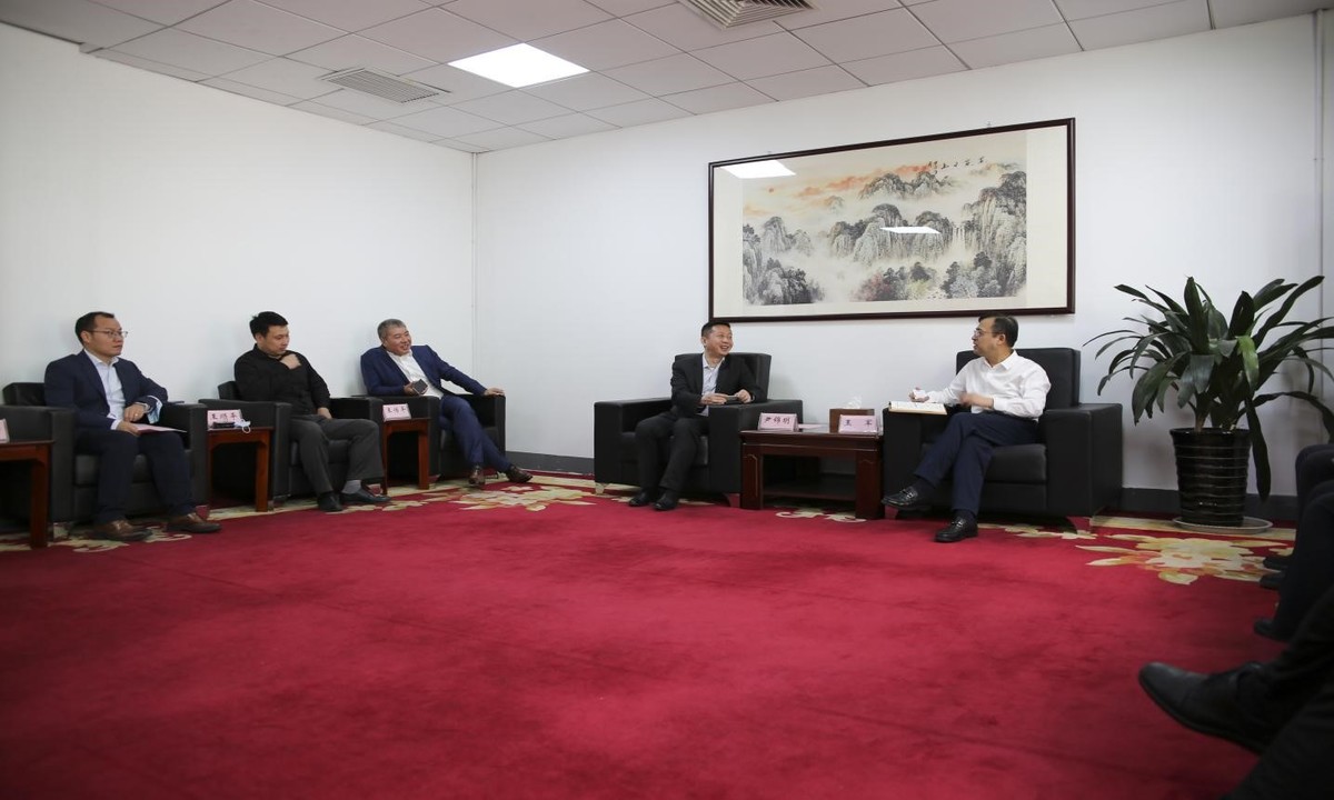 王军与思爱普（SAP）中国区副总裁尹锦明、海通安恒科技董事长王传平会谈