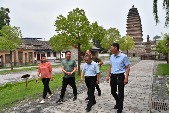 沁阳市文化广电和旅游局领导莅临沁阳市博物馆检查安全防汛工作