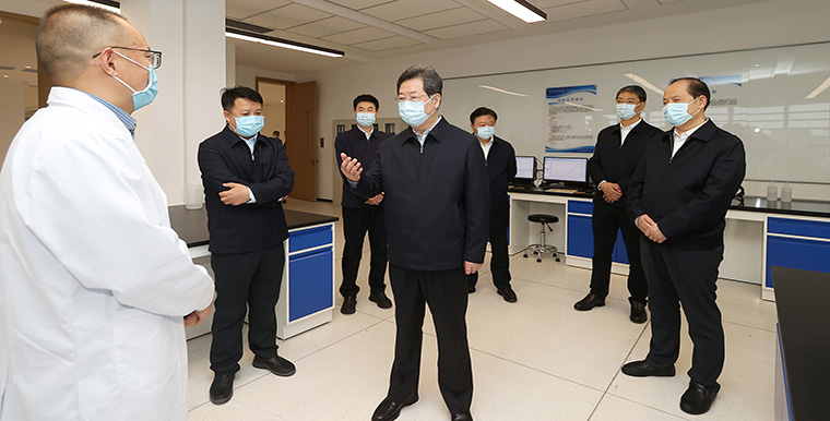 楼阳生到哈工大郑州研究院调研