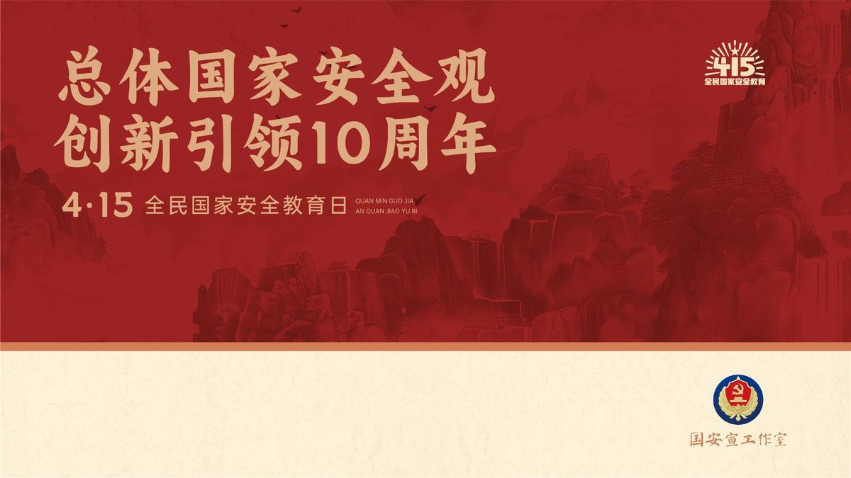 【国家安全】2024总体国家安全观宣传手册