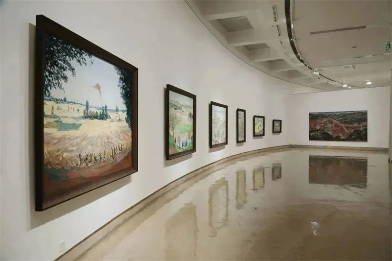 河南省艺术名家推介工程：会见大地——于会见作品展在陕西省美术博物馆开幕