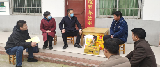 省纪委监委驻省工业和信息化厅纪检监察组组长、厅党组成员<br>朱永飞带队赴张宇村开展扶贫帮扶调研工作