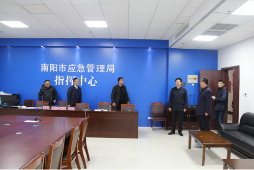 南阳市委常委市政府常务副市长薄学斌赴市应急管理局