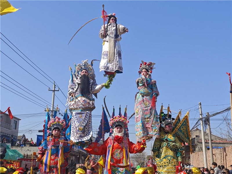 新乡五柳集村“抬阁”：从明代火到现在