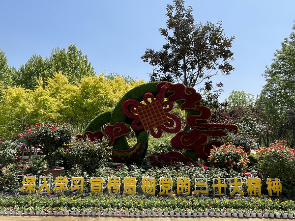 春色芳菲满园景 闲绕花枝便当游