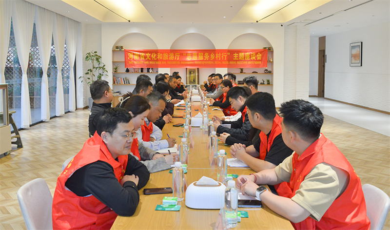 河南省文化和旅游厅召开“志愿服务乡村行”主题座谈会