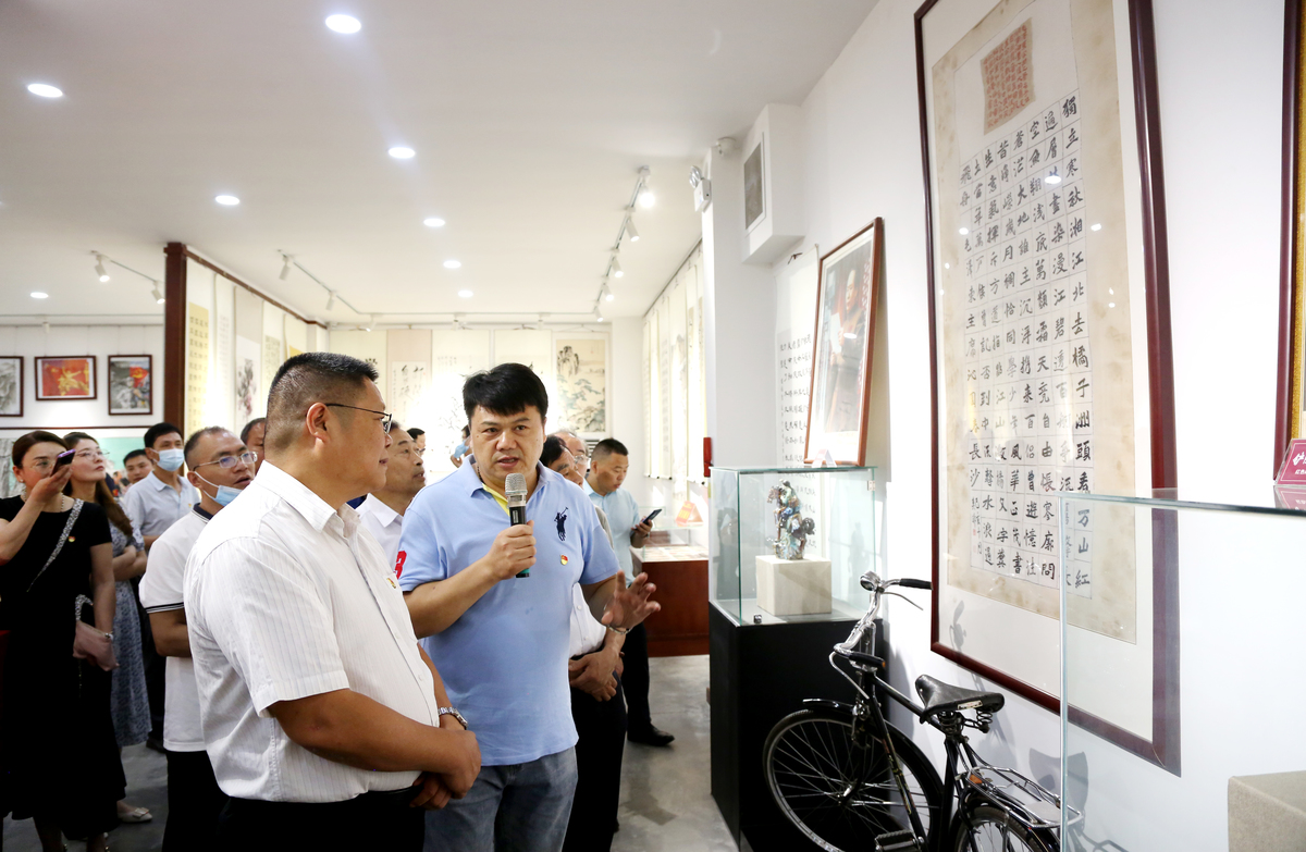 庆祝建党100周年<br>河南省市场监督管理系统非公党建书画展开幕