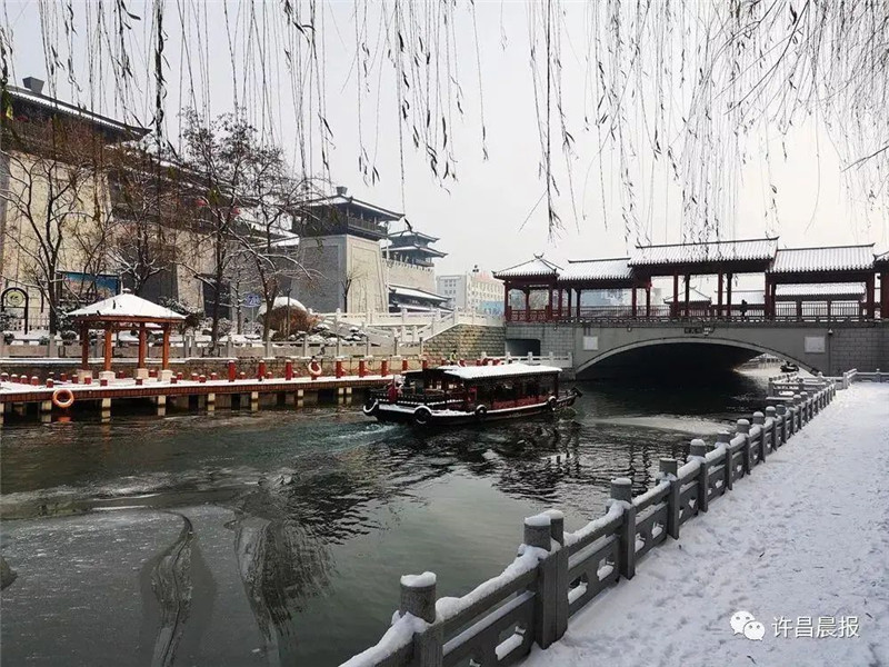 雪后许昌 一帧一画美出“天际”