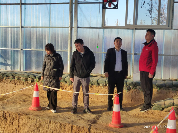 鹤壁市文物局赴辛村遗址考古发掘工地实地指导文物安全工作