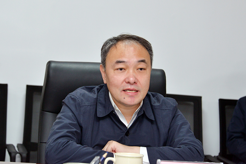 马健厅长与商丘市委书记李国胜市长摆向阳一行座谈交流