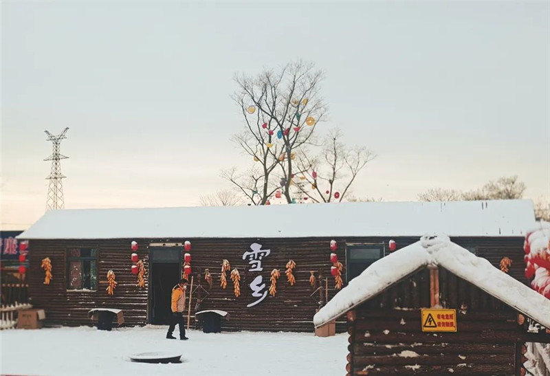 在永城“雪乡风情街”寻觅诗和远方