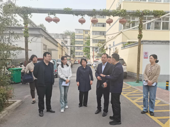 驻委纪检监察组组长、委党组成员李振明赴新乡市督导调研城镇老旧小组改造工作