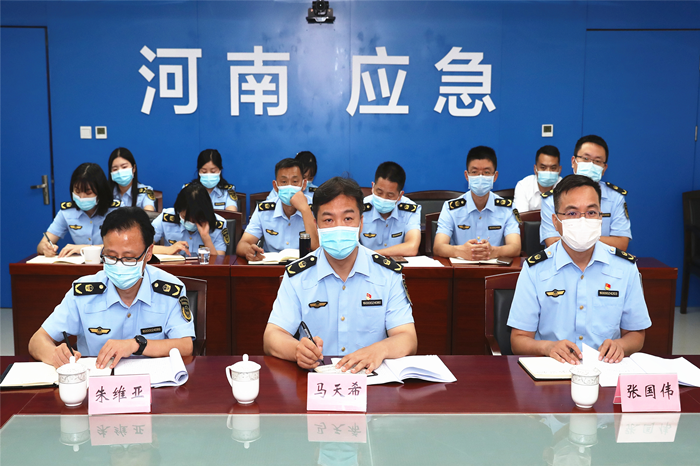 河南省组织全省应急管理系统<br>收听收看《信访工作条例》专题视频培训